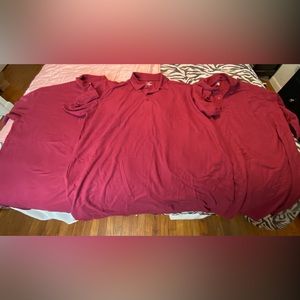 3 Design Collective by Conrad 2XL maroon polo shirt XXL